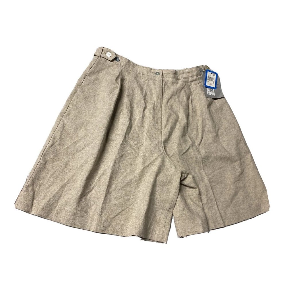 Vintage Portraits Northern Isles Womens Linen Blend Shorts Size 16 Casual